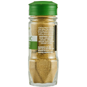 Mccormick Gourmet Organic Poultry Seasoning, 0.87 Oz Bottle