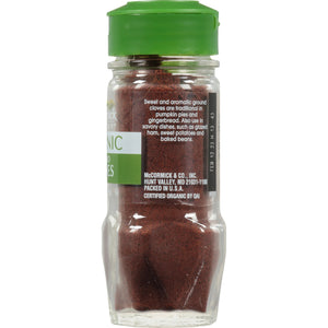 Mccormick Gourmet Organic Ground Cloves, 1.75 Oz Bottle
