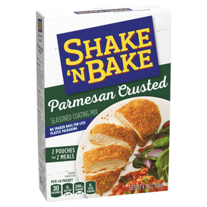 Shake 'N Bake Parmesan Crusted Seasoned Coating Mix, 4.75 Oz Box, 2 Ct Packets
