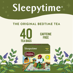 Celestial Seasonings Sleepytime Caffeine-Free Herbal Tea Bags (40 Count)