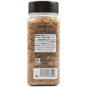 Mccormick GRILL MATES Gluten Free 25% Less Sodium Montreal Steak Seasoning, 10 Oz Bottle