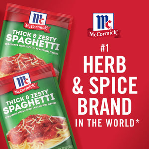 Mccormick Gluten Free Thick and Zesty Spaghetti Sauce Seasoning Mix, 1.37 Oz Envelope