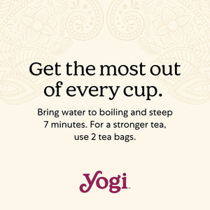 Yogi Tea Elderberry Lemon Balm Immune plus Stress, Herbal Tea Bags, 16 Count