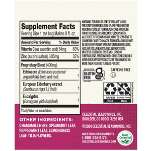 Celestial Seasonings Sleepytime Wellness Echinacea Immune Support Herbal Tea Bags (20 Count)