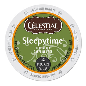 Celestial Seasonings Sleepytime Caffeine-Free Keurig K-Cup Herbal Tea Pods, 12 Count