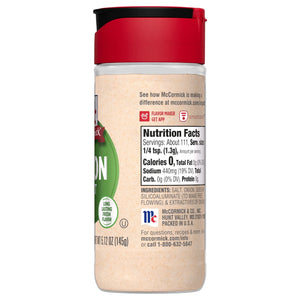 Mccormick Kosher Onion Salt, 5.12 Oz Bottle