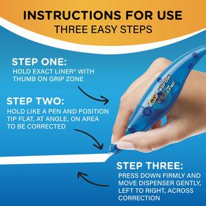 BIC Wite-Out Exact Liner Correction Tape, Fast, Clean Easy to Use,10-Count Pack