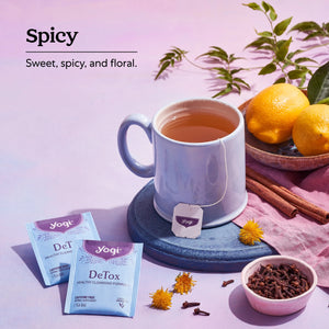 Yogi Tea Detox, Caffeine-Free Organic Herbal Tea Bags, 16 Count