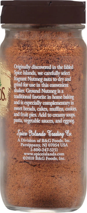 Spice Islands Ground Nutmeg, 2.1 Oz