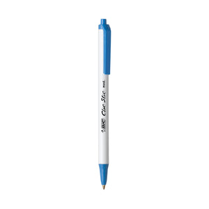 BIC Clic Stic Retractable Ball Pen, Medium Point, Blue, 12-Pack