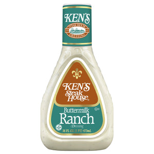Ken'S Steak House Buttermilk Ranch Salad Dressing 16 Oz