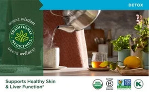 Traditional Medicinals Organic Everyday Detox Lemon Herbal Tea Bags, 16 Ct