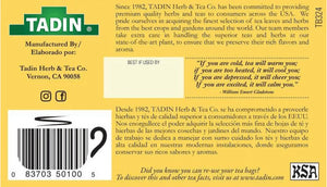 Tadin Chamomile Tea, Herbal Tea, Caffeine-Free Tea, Herbal Tea Bags, 24 Count, Pack of 1