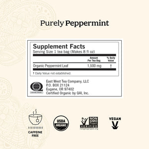 Yogi Tea Purely Peppermint, Organic Herbal Tea Bags, 16 Count
