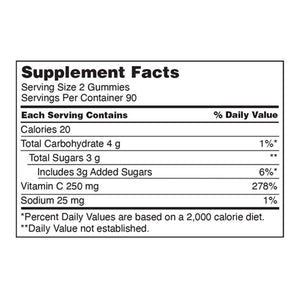 Kirkland Signature Vitamin C 250 Mg., 360 Adult Gummies