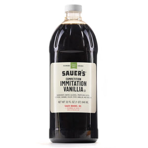 Sauer'S Competition Imitation Vanilla, 1 Quart (Pack of 1)