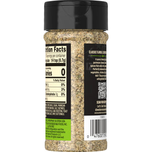 Weber Garlic Parmesan Seasoning, Gluten Free, 4.3 Oz