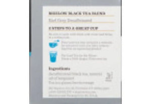 Bigelow Earl Grey, Decaffeinated, Black Tea Bags, 20 Count