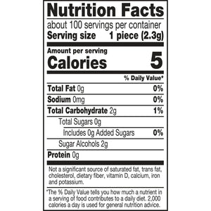 Ice Breakers Ice Cubes Cinnamon Sugar Free Chewing Gum, Pouch 8.11 Oz, 100 Pieces