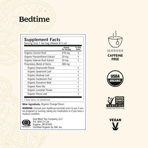 Yogi Tea Bedtime, Caffeine-Free Organic Herbal Tea, Wellness Tea Bags, 16 Count