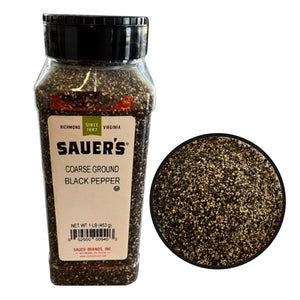 Sauer'S Coarse Ground Black Pepper | 1 Pound Canister | Foodservice