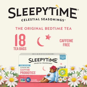 Celestial Seasonings Sleepytime Wellness Probiotics Herbal Tea Bags (18 Count)