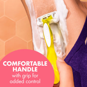 BIC Soleil Escape Women'S Razors, 4 Blades, Citrus Scented Handles, 10 Count