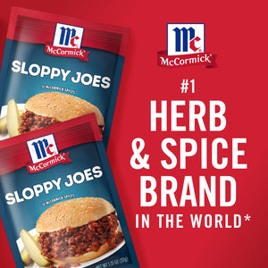 Mccormick Sloppy Joes Seasoning Mix, 1.31 Oz Envelope