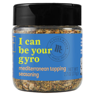 Mccormick Flavor Maker Mediterranean Topping Seasoning, 2.7 Oz Jar