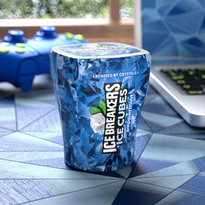 Ice Breakers Ice Cubes Peppermint Flavored Sugar Free Chewing Gum, Bottle 3.24 Oz, 40 Pieces