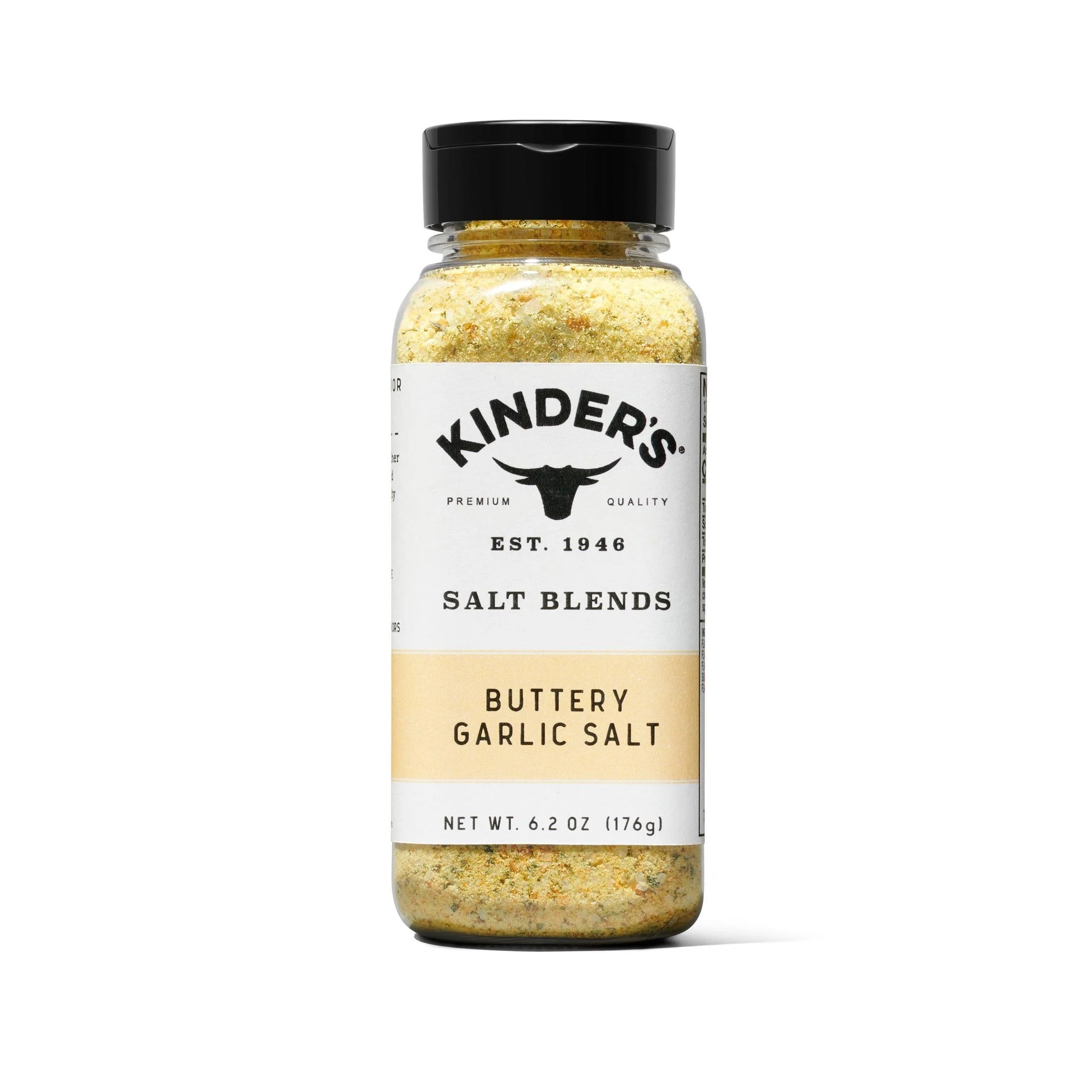 Kinder'S Salt Blends Seasoning Buttery Garlic Salt, 6.2 Oz