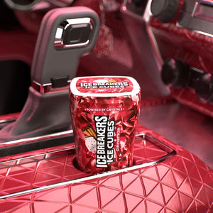 Ice Breakers Ice Cubes Cinnamon Sugar Free Chewing Gum, Bottle 3.24 Oz, 40 Pieces