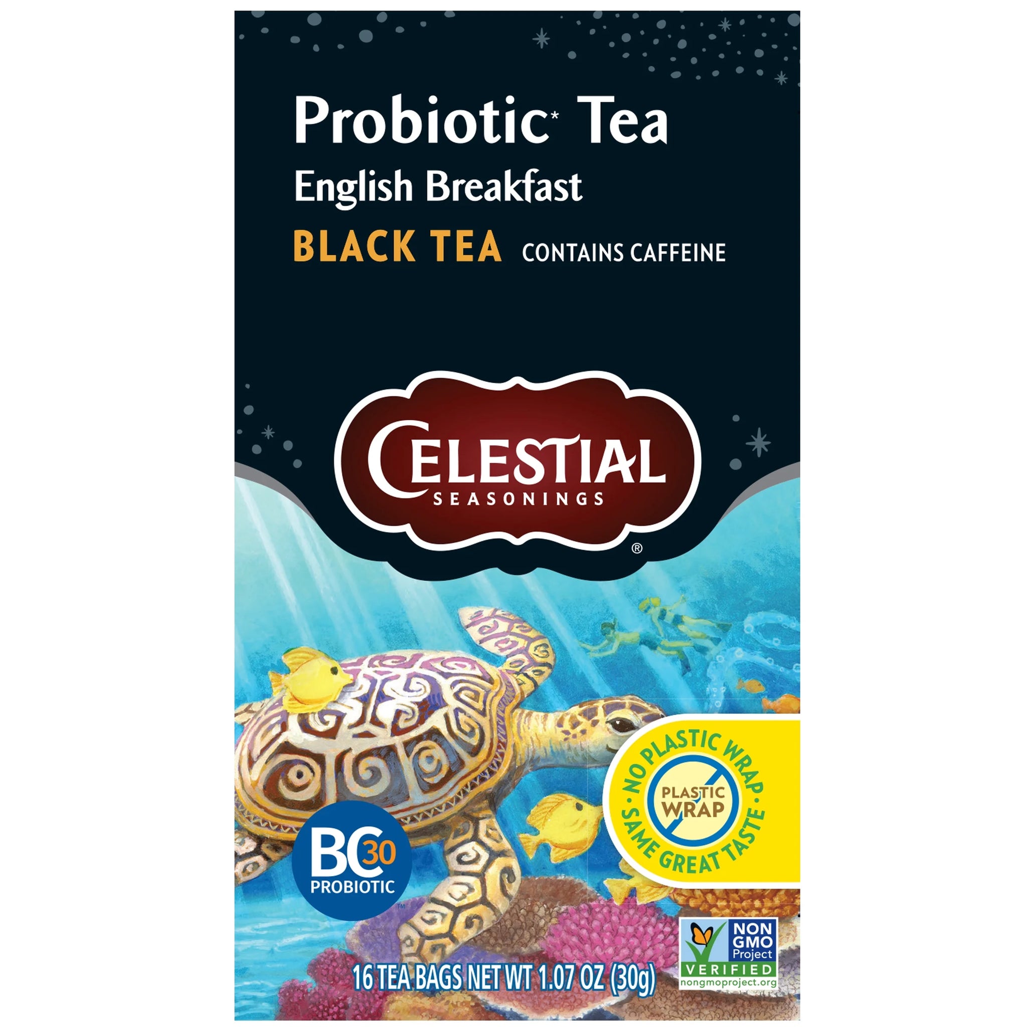 Celestial Seasonings English Breakfast Probiotic Black Tea Bags (18 Count)