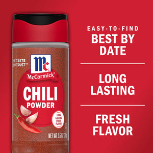 Mccormick Kosher Chili Powder, 2.5 Oz Bottle