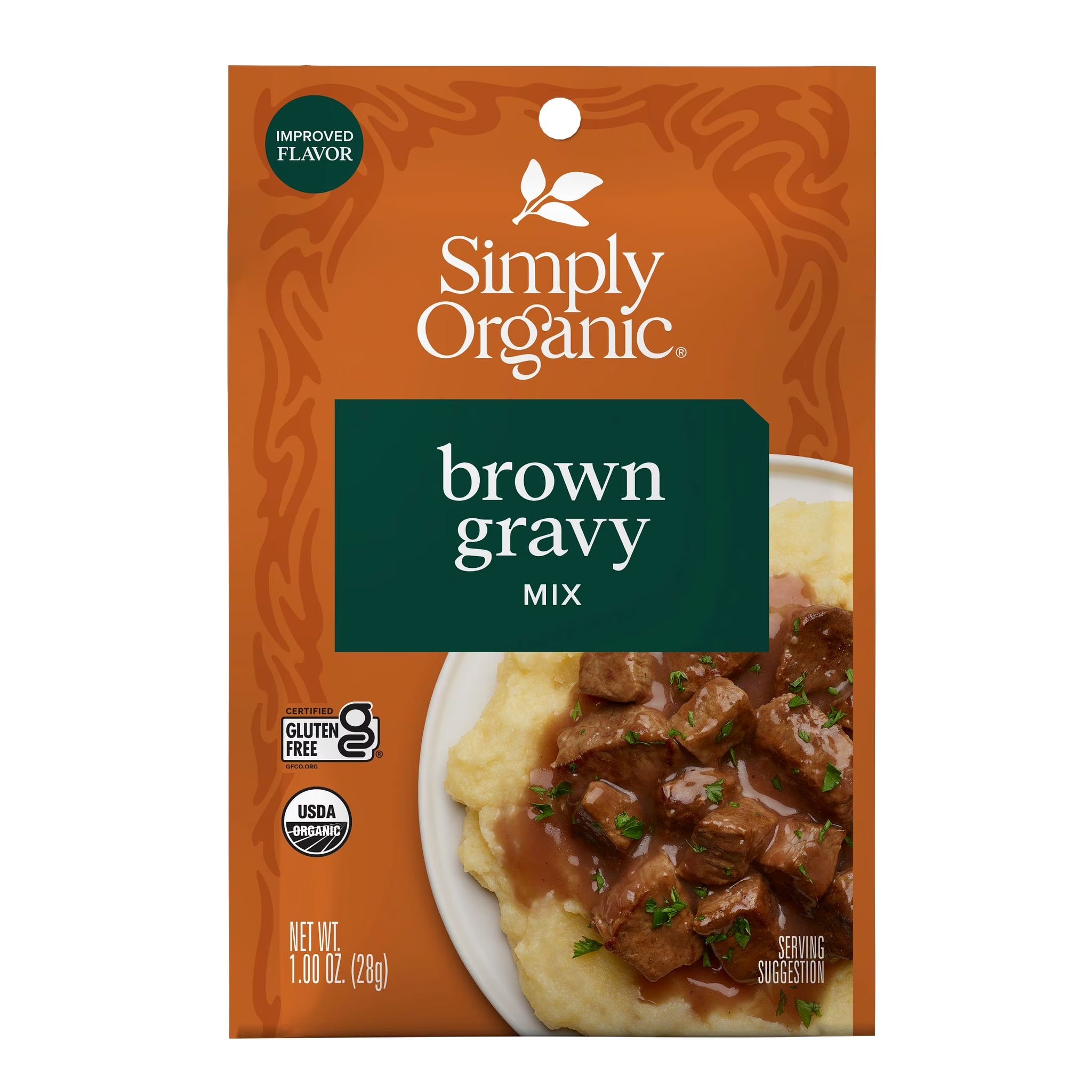 Simply Organic Brown Gravy Mix, 1 Oz Packet