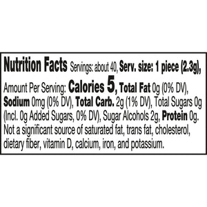 ICE BREAKERS Ice Cubes Orange Cream Pop Sugar Free Chewing Gum Bottle, 3.24 Oz