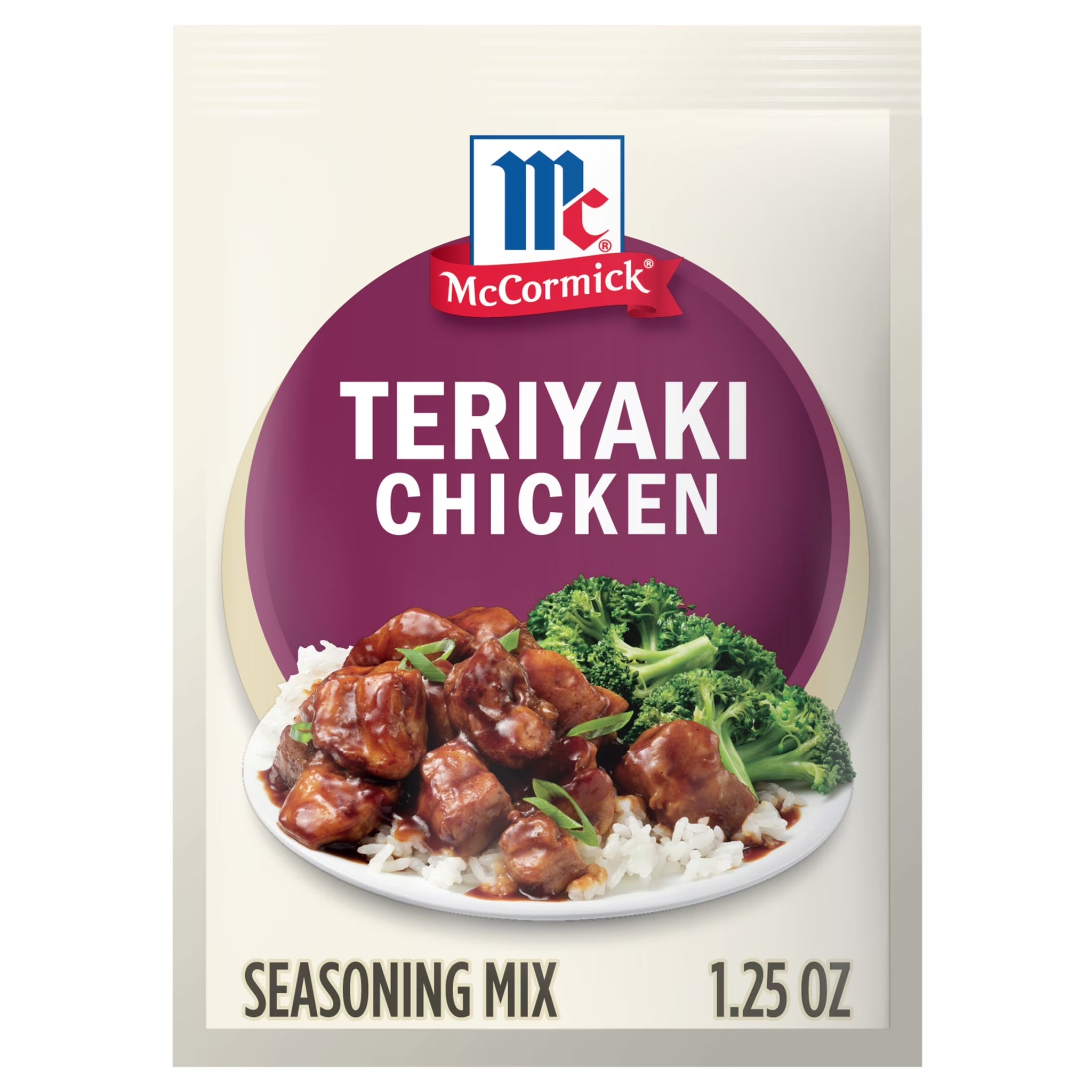 Mccormick Teriyaki Chicken Seasoning Mix, 1.25 Oz Envelope