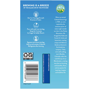 Celestial Seasonings Cold Brew Raspberry Black Iced Tea Bags, 18 Count