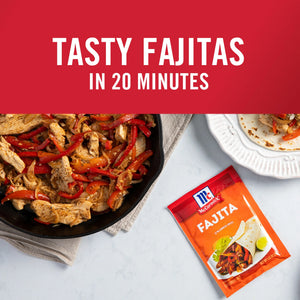 Mccormick Fajita Seasoning Mix, 1.12 Oz Envelope