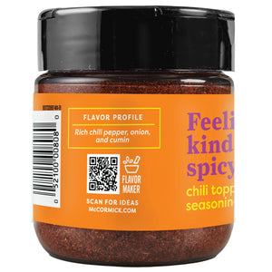 Mccormick Flavor Maker Chili Topping Seasoning, 4.4 Oz Jar