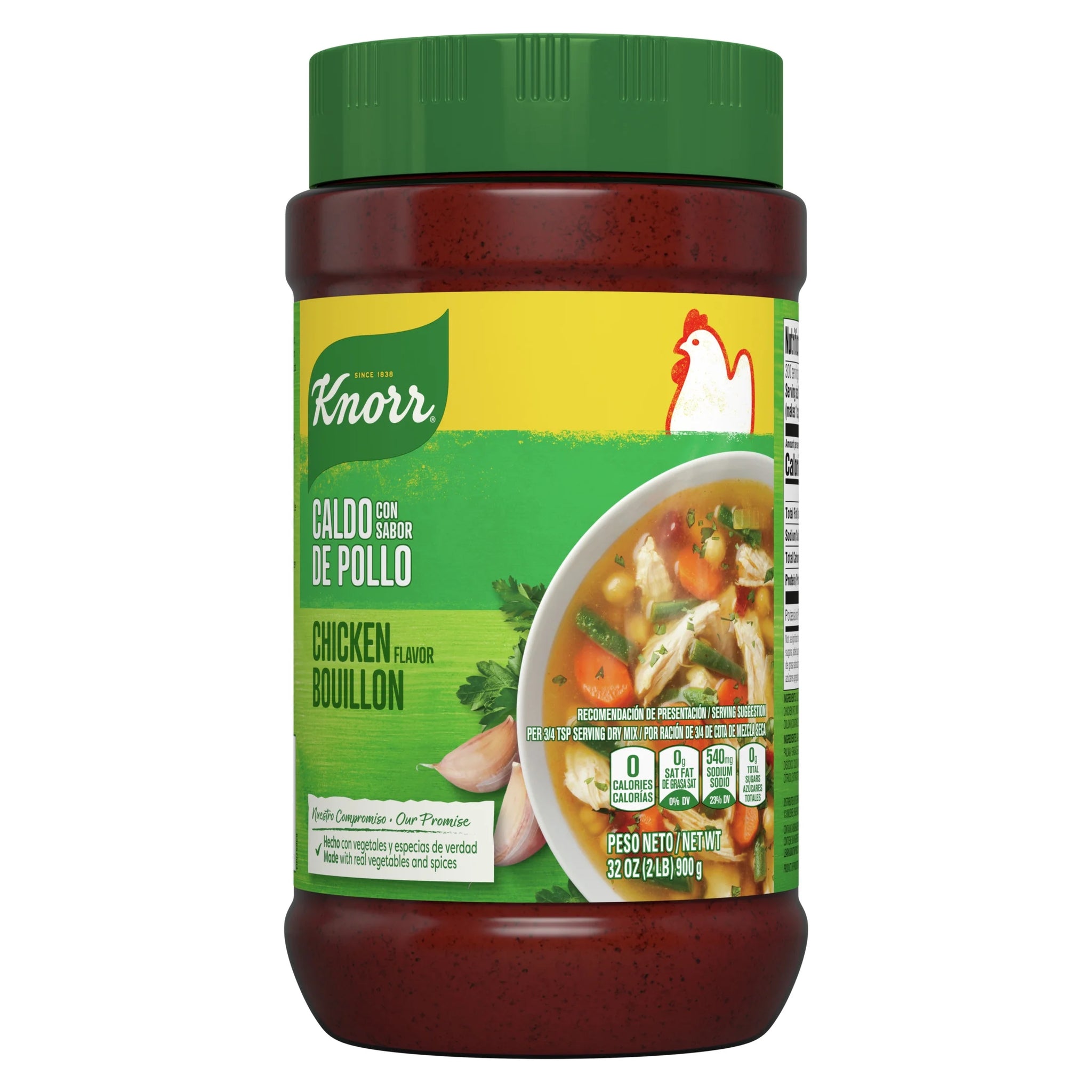 Knorr Shelf Stable Granulated Chicken Bouillon, 32 Oz Jar