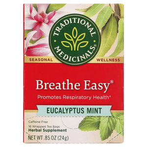 Traditional Medicinals Tea, Breathe Easy, Tea Bags, 16 Count