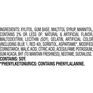 Ice Breakers Flavor Shifters Wild Berry to Coolmint Flavored Sugar Free Chewing Gum, Bottle 3.24 Oz, 40 Pieces