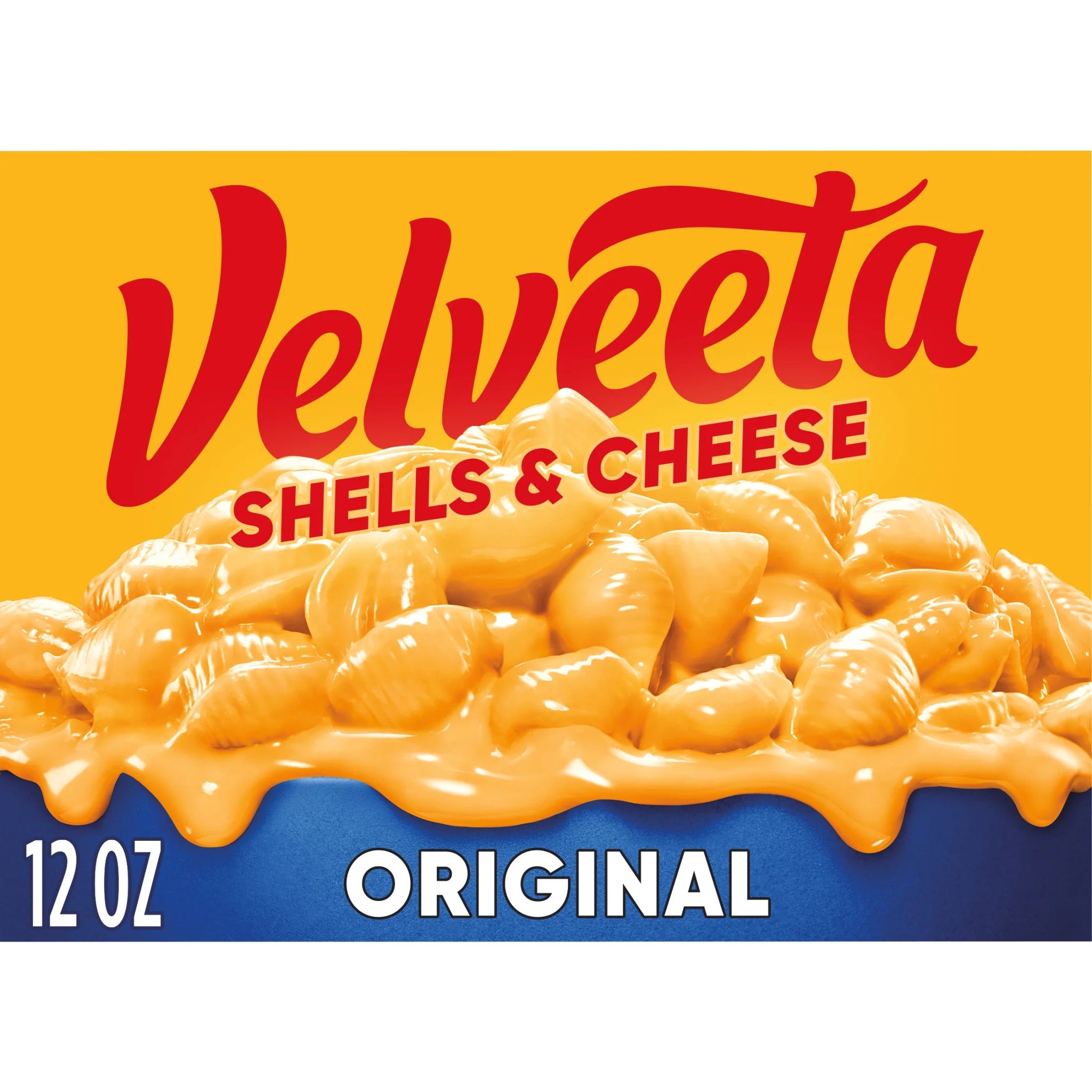 Velveeta Shells and Cheese Original Mac N Cheese Dinner, 12 Oz Box, Shelf-Stable
