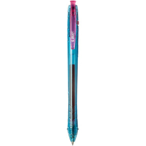 BIC Ecolutions Gel Pens, Ocean-Bound Recycled Plastic, 12-Count Pack, Assorted