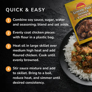 Sun-Bird General Tso'S Chicken Seasoning Mix, 1.14 Oz Pouch