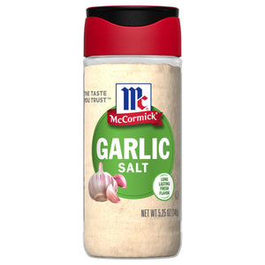 (2 Pack) Mccormick Garlic Salt, 5.25 Oz Bottle