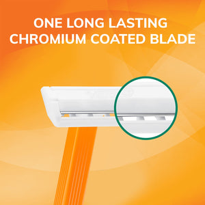 BIC Sensitive Disposable Razors for Men, 1 Blade Razors, 52-Pack