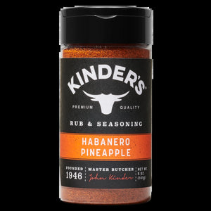 Kinder'S Habanero Pineapple Barbecue Rub and Seasoning, 5 Oz