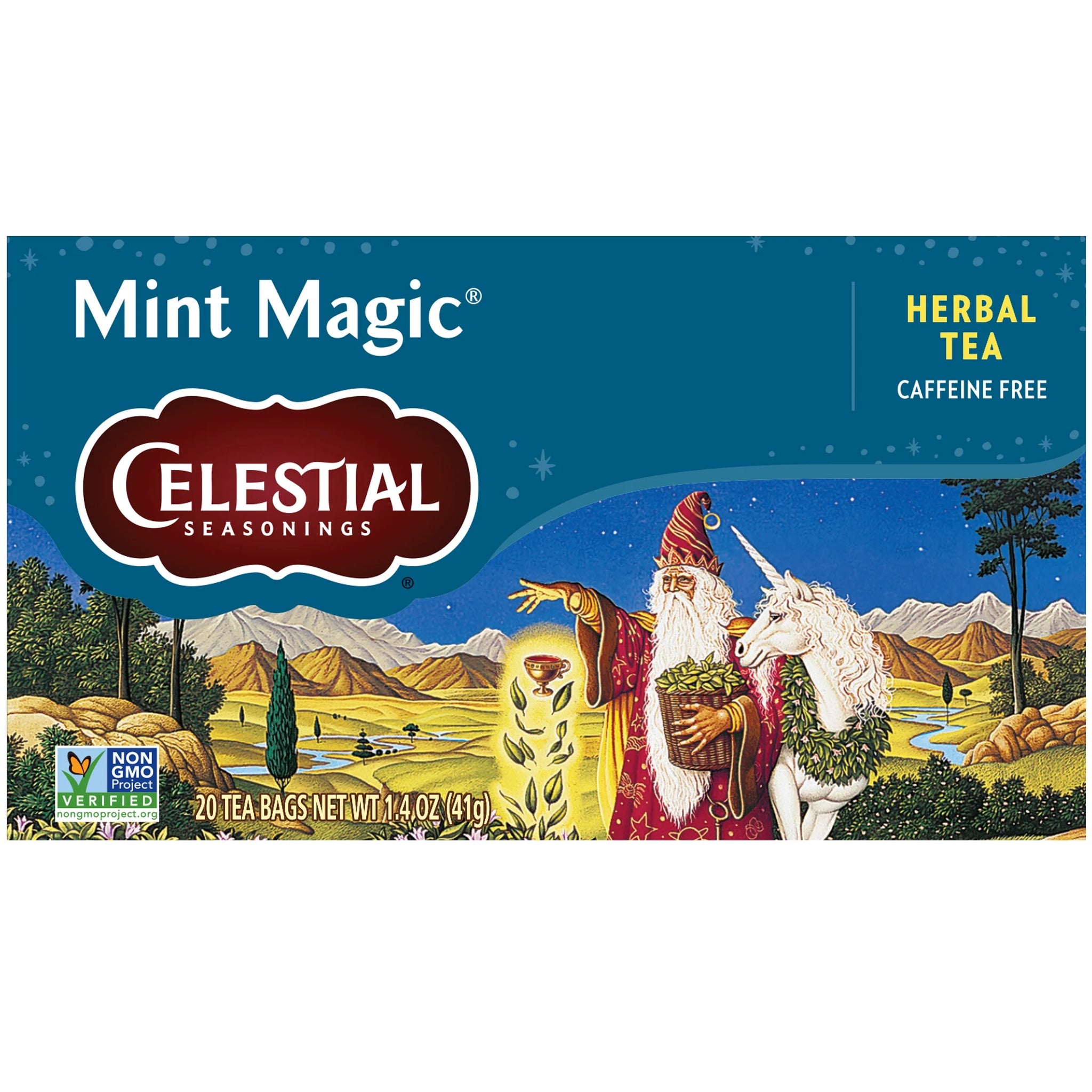Celestial Seasonings Mint Magic Caffeine-Free Herbal Tea Bags (20 Count)
